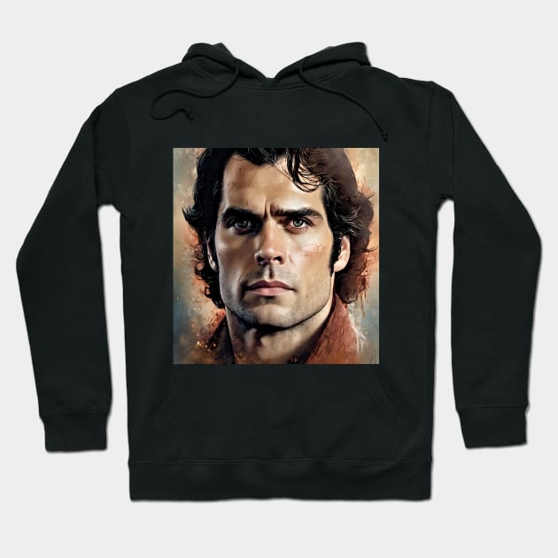 Portrait of Henry Cavill Hoodie by bogfl